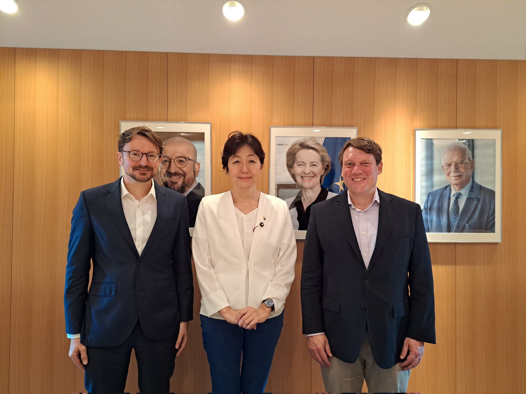 駐日EU代表部を表敬