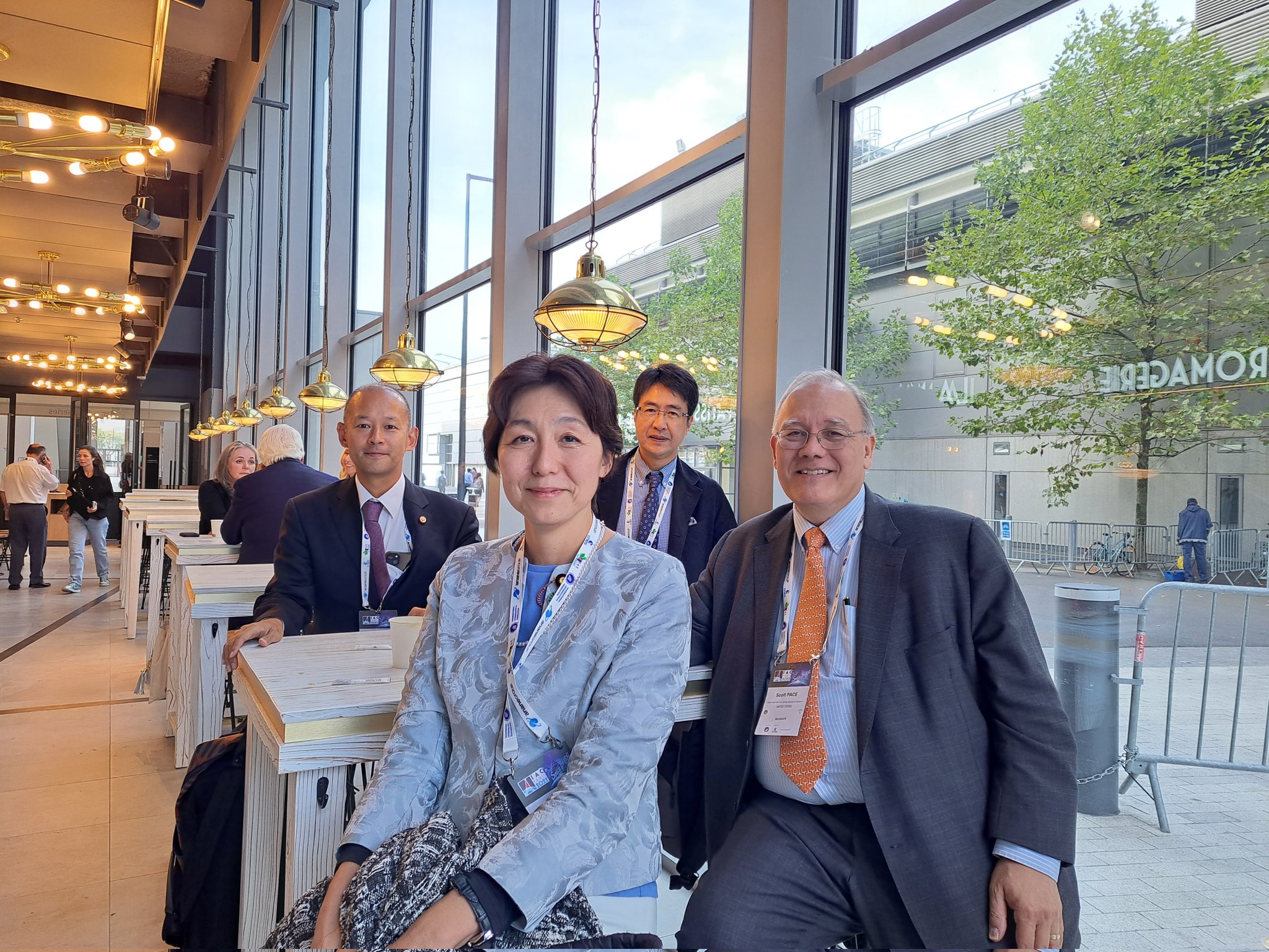 GWU スコットペース教授と宇宙・サイバーに関する意見交換